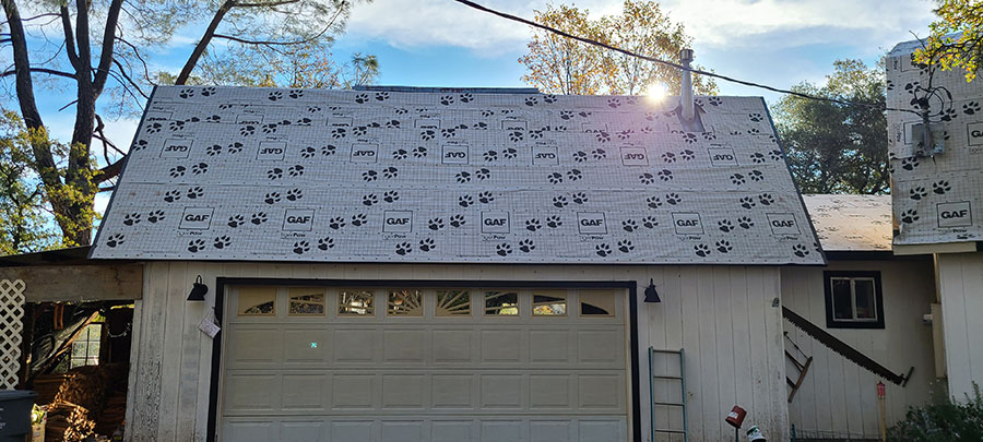Roofing in Grass Valley, California.