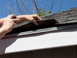Roof inspection in progress to maintain your roof in Grass Valley.