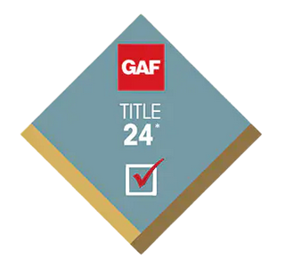 GAF California Title 24 Residential Roofing Contractor Logo